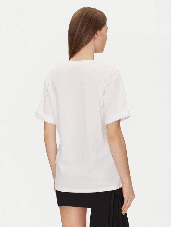 Elisabetta Franchi Elisabetta Franchi T-Shirt MA-035-51E2-V170 Bílá Regular Fit