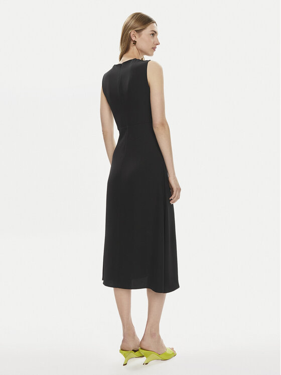 Rinascimento Rinascimento Vsakodnevna obleka CFC0118434003 Črna Regular Fit