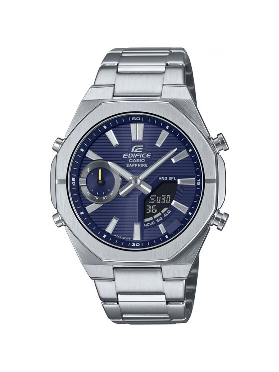 Casio Casio Zegarek ECB-S10D-2AEF Srebrny