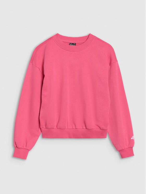 4F 4F Bluza 4FJWSS25TSWSF1479-54S Różowy Regular Fit