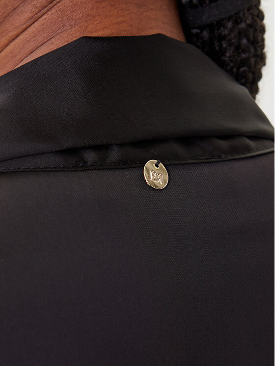 Rinascimento Rinascimento Μπλουζάκι CFC0126202003 Μαύρο Loose Fit