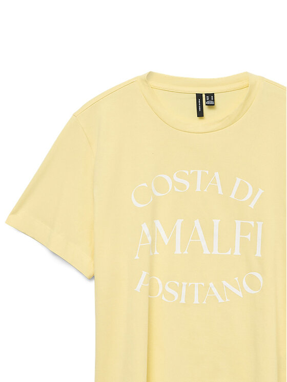 Vero Moda Vero Moda T-särk Sonna 10327143 Kollane Regular Fit