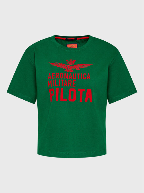 Aeronautica Militare Aeronautica Militare T-krekls 222TS1990DJ550 Zaļš Regular Fit