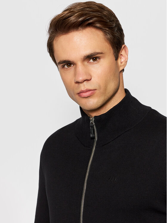 Armani Exchange Armani Exchange Кардиган 8NZE4D ZM8CZ 1200 Чорний Regular Fit
