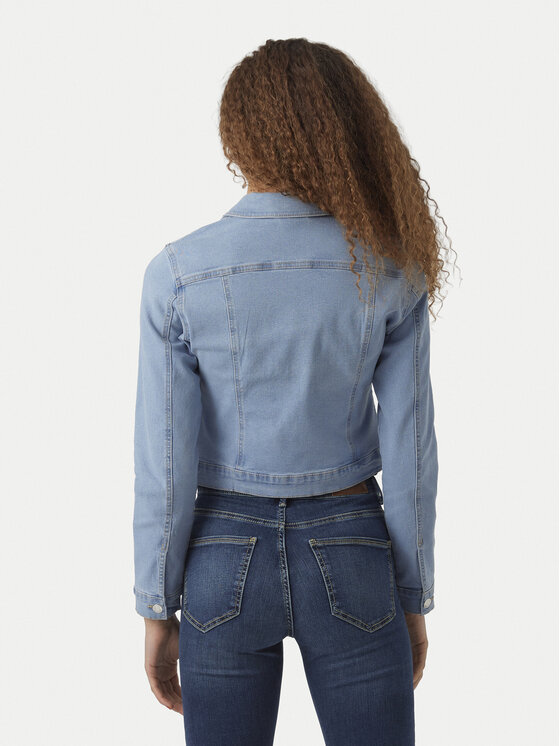Vero Moda Vero Moda Geacă de blugi Luna 10279492 Albastru celest Slim Fit