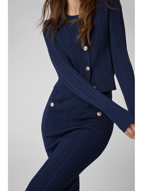 Guess Guess Kardigan 183559 Modrá Classic Fit