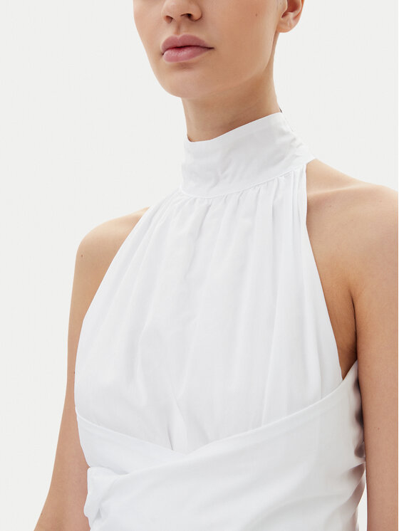 ViCOLO ViCOLO Abito da cocktail TD0606 Bianco Regular Fit