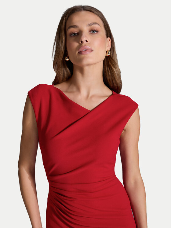 Swing Swing Cocktail obleka 5AI16700 Rdeča Slim Fit