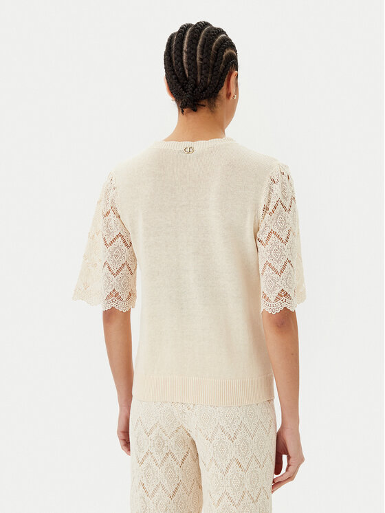 TWINSET TWINSET Sveter 251TP3341 Béžová Regular Fit