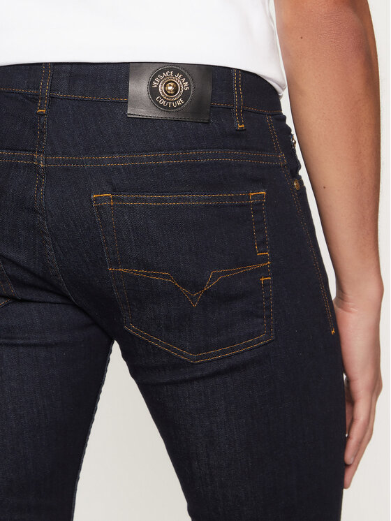 Versace Jeans Couture Versace Jeans Couture Τζιν 78GAB5D0 Σκούρο μπλε Slim Fit