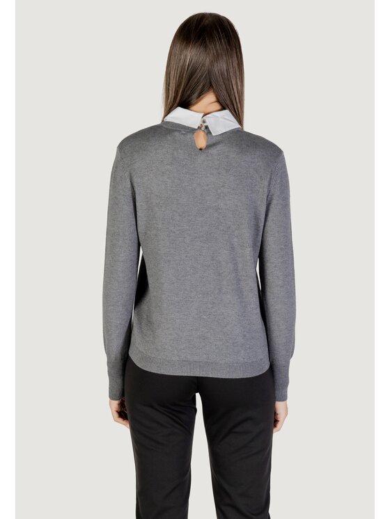 Morgan De Toi Morgan De Toi Maglione 252-MSHIRTA Grigio Shirt Fit