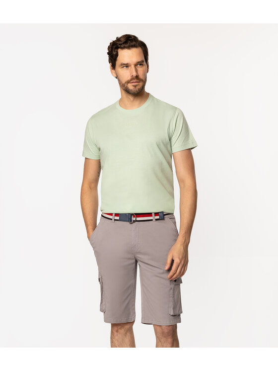 Lee Cooper Lee Cooper Bermudy SIMONE 9802 Szary Regular Fit