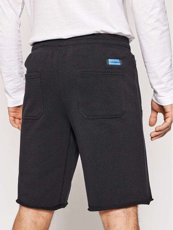 Blauer Pantaloncini sportivi 21SBLUF07121 005662 Nero Regular Fit •  Modivo.it
