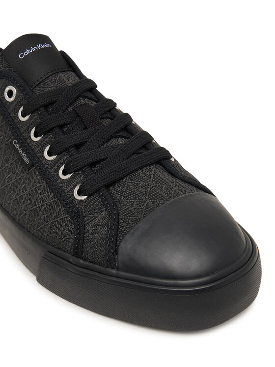 Calvin Klein Calvin Klein Tornacipő Vulc Laceup Cv Aop HM0HM02122 Fekete