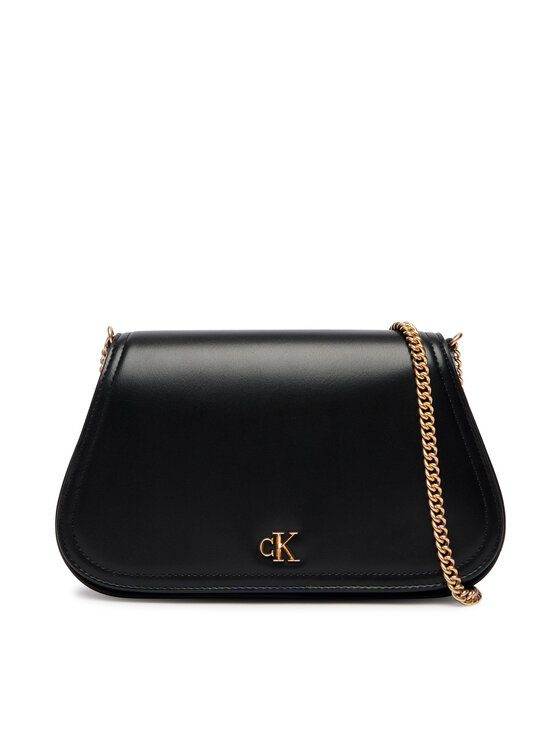 Calvin Klein Calvin Klein Geantă Ck Curved Wallet On Chain LV04F1153G Negru