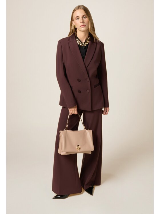 Oltre Oltre Giacca outdoor Q782R004561N036 Bordeaux Slim Fit