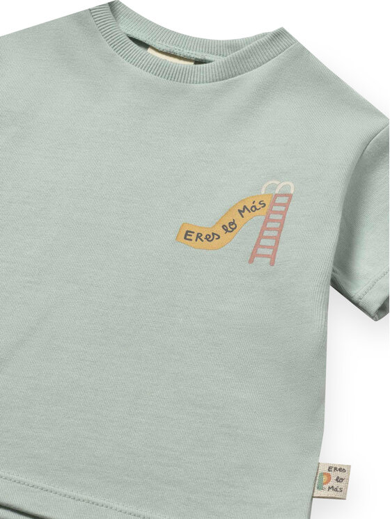 Mayoral Mayoral T-Shirt 1077 Zielony Regular Fit