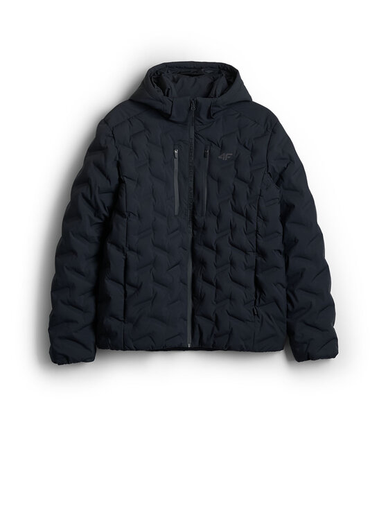 4F 4F Kurtka puchowa URBAN COMMUTER Czarny Regular Fit