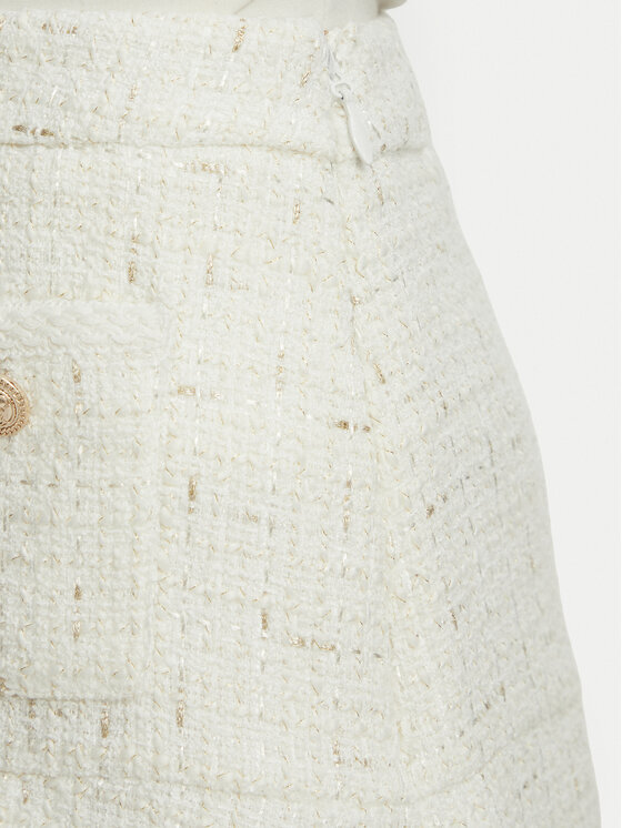 Guess Guess Φούστα mini W6BD33 W4319 Κρεμ Regular Fit