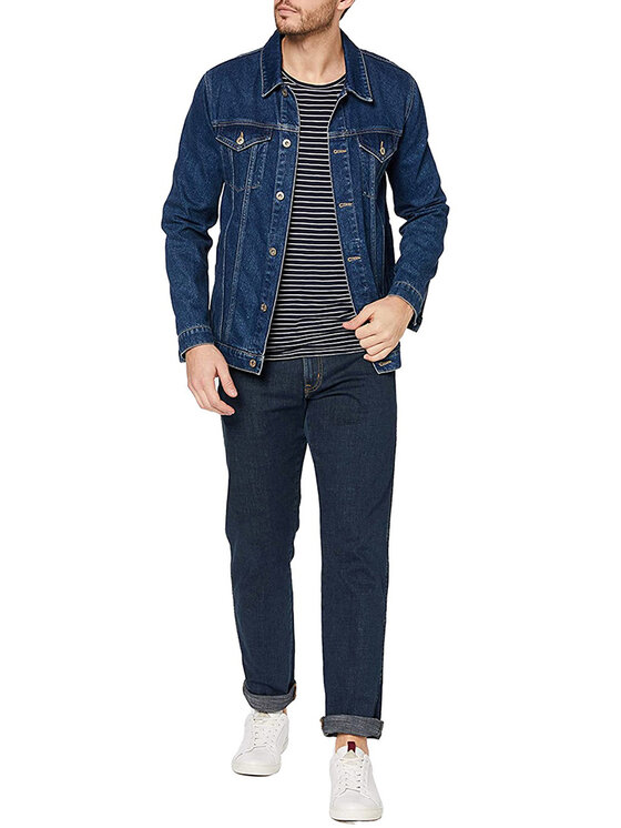 Wrangler Wrangler Jeansy Texas Granatowy Slim Fit