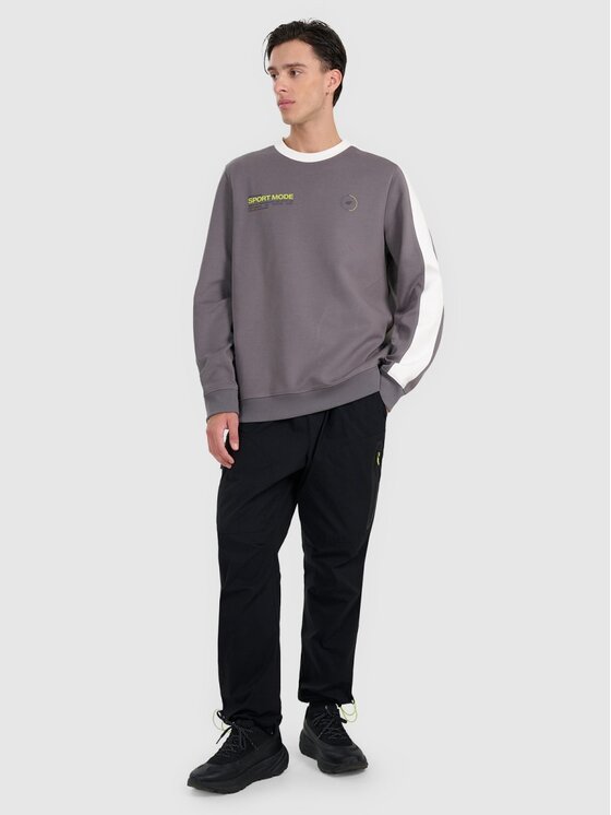4F 4F Μπλούζα 4FRAW25TSWSM2457-23S Γκρι Regular Fit