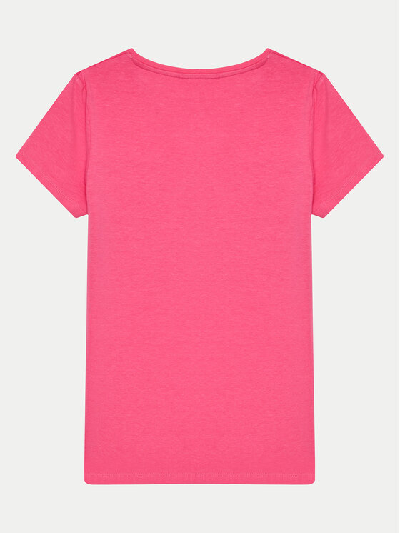 Guess Guess Тишърт J4YI00 K6YW4 Розов Regular Fit