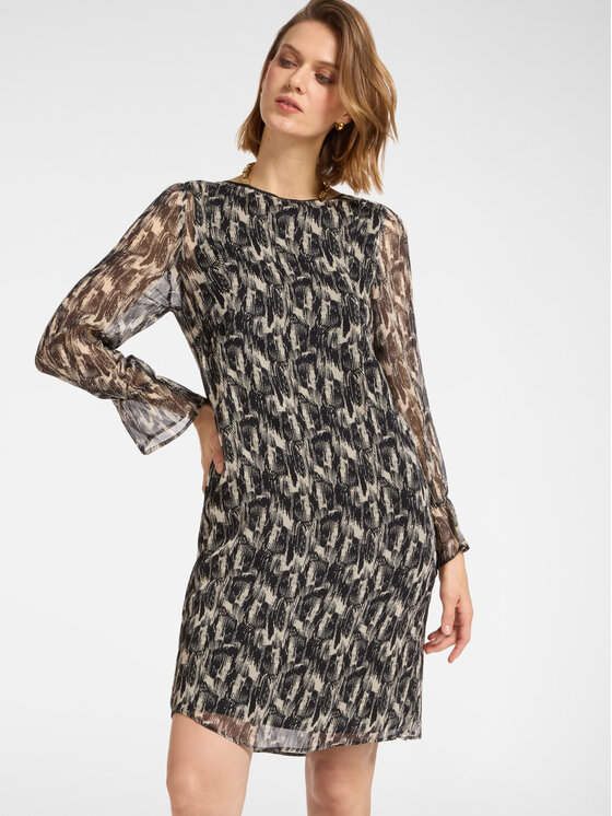 Elena Mirò Elena Mirò Vestito da giorno 7450P100259N001 Nero Regular Fit