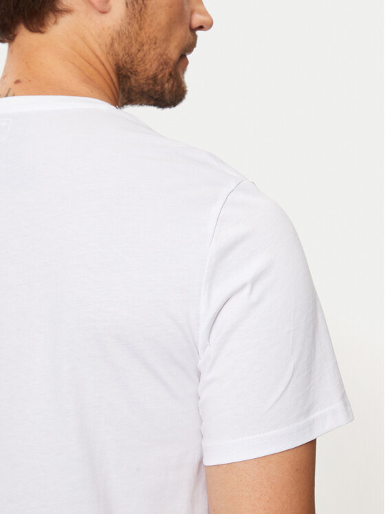 4F 4F T-Shirt 4FWMM00TTSHM1844 Weiß Regular Fit