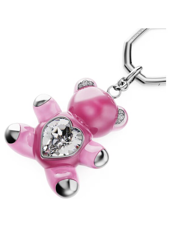 Swarovski Swarovski Brelok Różowy Miś 5735365 Niebieski