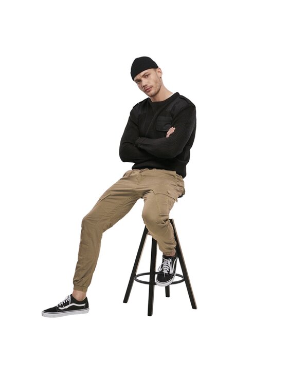Brandit Brandit Spodnie materiałowe 1018.70.XL Brązowy Jogger Fit