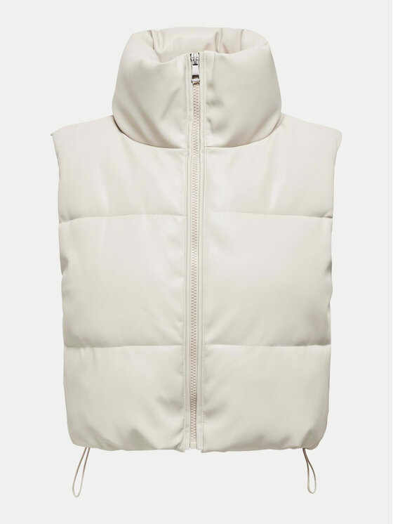 ONLY ONLY Bezrękawnik Elsie 15322028 Beżowy Regular Fit