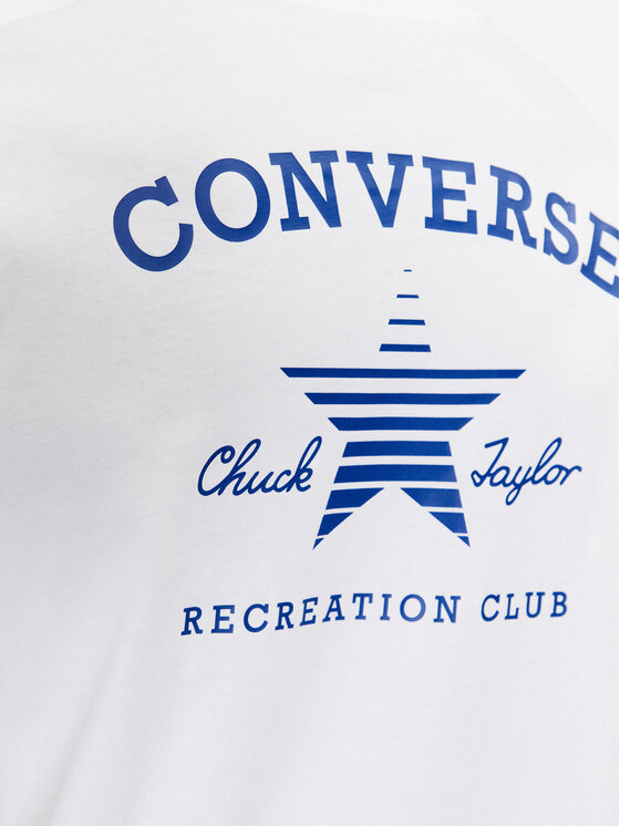 Converse Converse T-Shirt Gf Retro Chuck Graphic Tee 2 10025913-A01 Biały Regular Fit
