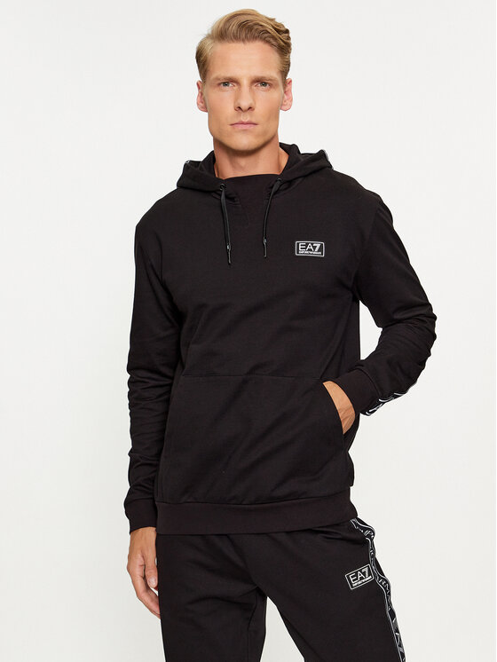 EA7 Emporio Armani EA7 Emporio Armani Mikina 6RPM13 PJ05Z 1200 Čierna Regular Fit