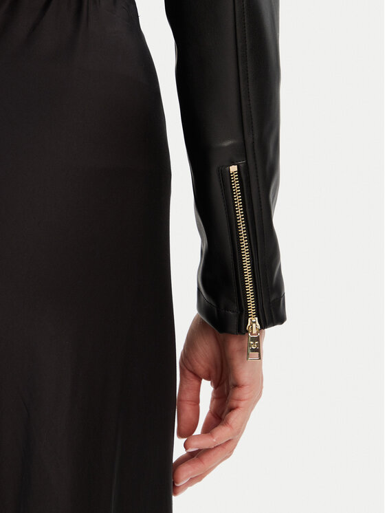 Rinascimento Rinascimento Куртка зі штучної шкіри CFC0119617003 Чорний Regular Fit