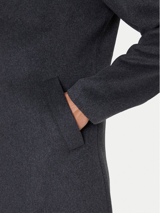 Guess Guess Vlnený kabát M4BL3S WGJ82 Sivá Slim Fit