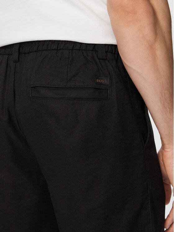 BOSS BOSS Pantaloncini di tessuto 50559178 Nero Regular Fit