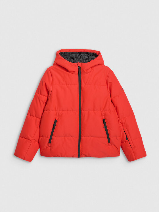 4F 4F Kurtka narciarska BASIC SKI Czerwony Regular Fit