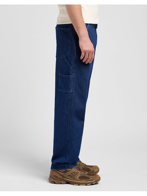 Lee Lee Jeansy WW CARPENTER Niebieski Loose Fit