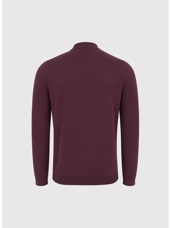Pako Lorente Pako Lorente Sweter P26WB-2X-004 Bordowy Classic Fit