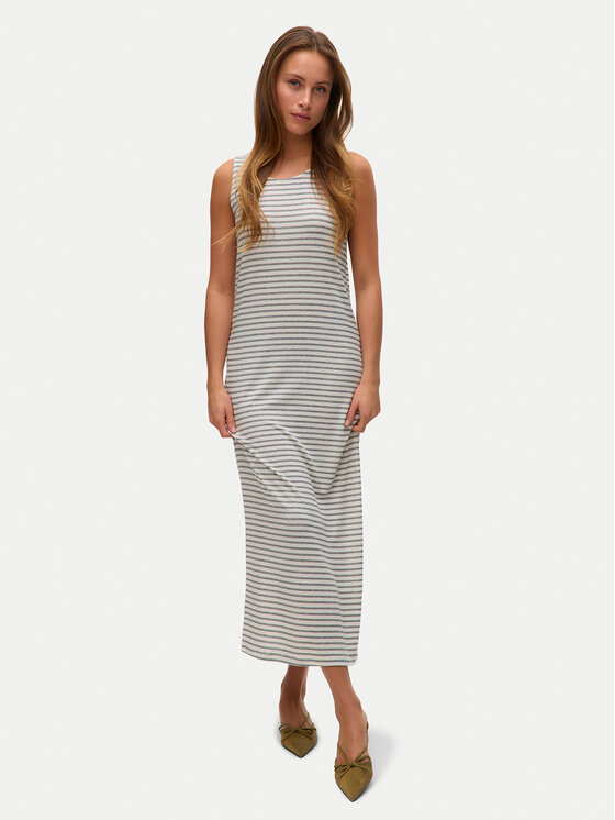Vero Moda Vero Moda Každodenní šaty Gina 10327658 Béžová Regular Fit