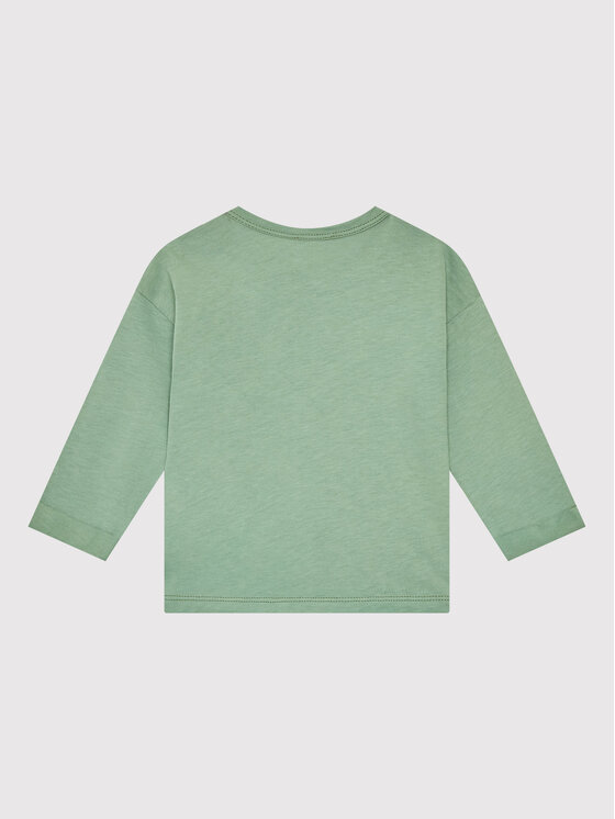 United Colors Of Benetton United Colors Of Benetton Bluzka 3ATNA1017 Zielony Regular Fit