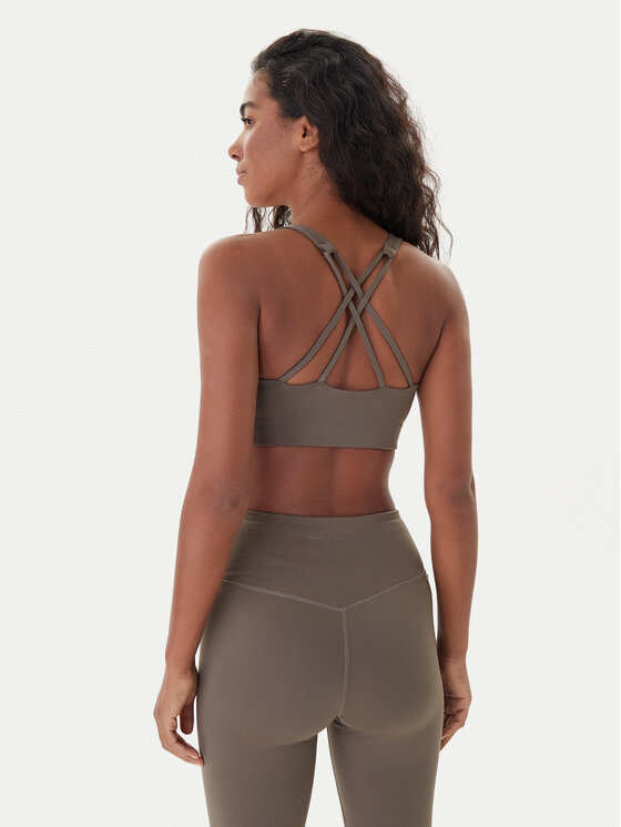 Girlfriend Collective Girlfriend Collective Спортен сутиен Float Riley 1055 Бежов