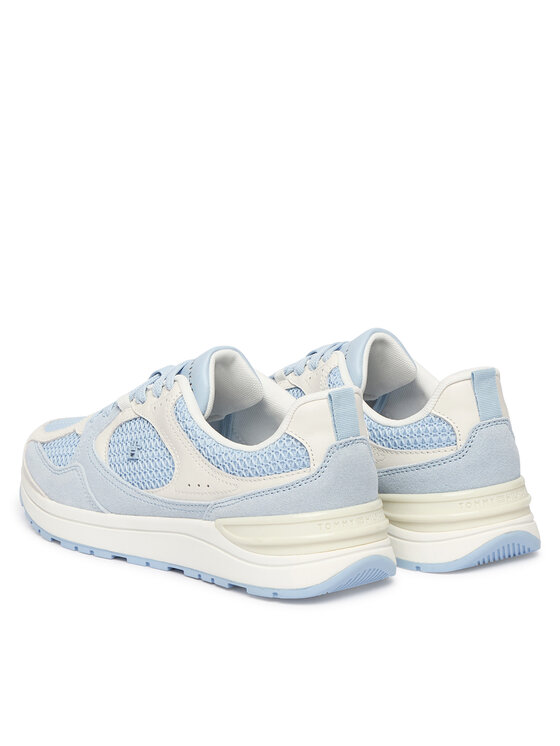 Tommy Hilfiger Tommy Hilfiger Sneakers Th Mix Material Runner FW0FW09306 Albastru