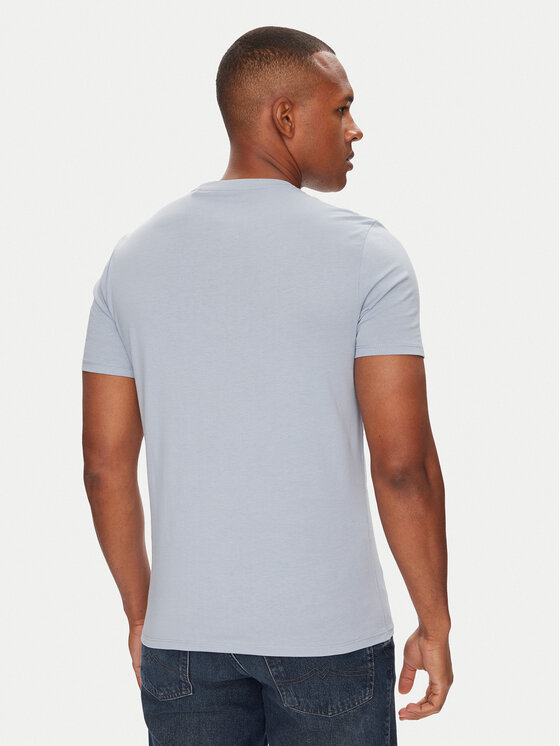 Guess Guess T-Shirt M2YI71 I3Z14 Niebieski Slim Fit