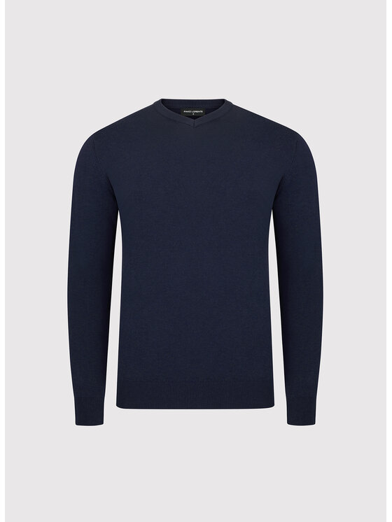 Pako Lorente Pako Lorente Sweter P25WN-2X-034 Granatowy Classic Fit
