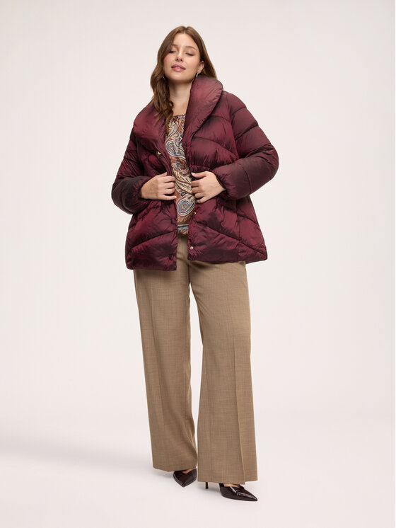 Fiorella Rubino Fiorella Rubino Giubbotto piumino F037T001587N036 Bordeaux Over Fit