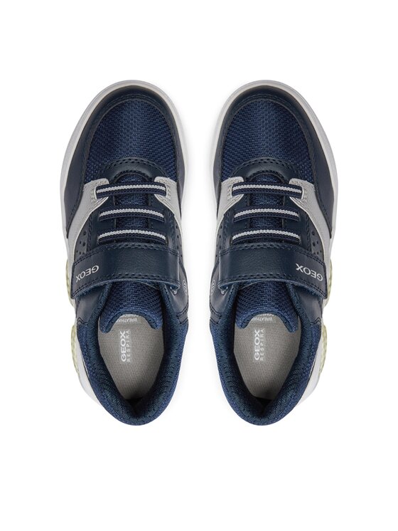 Geox Geox Sneakersy J Illuminus Boy J45GVC 0BU11 C0673 D Tmavomodrá