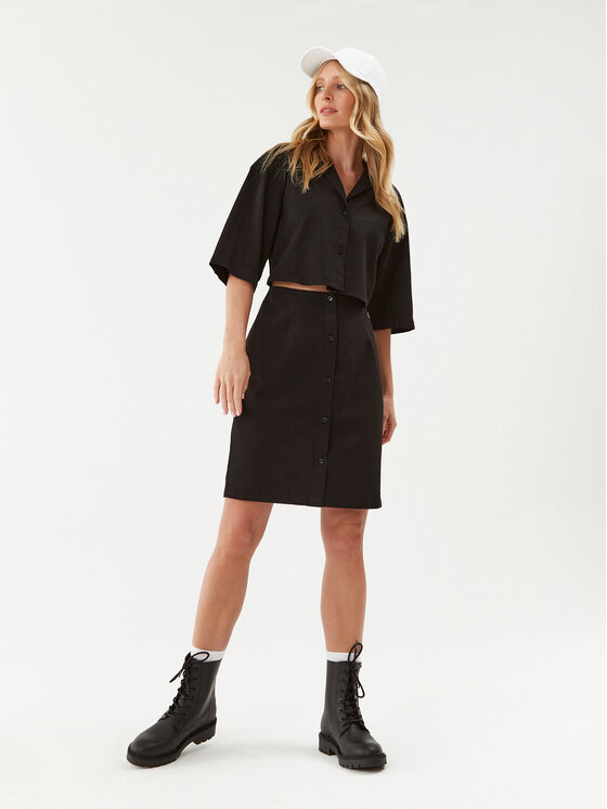 Calvin Klein Jeans Calvin Klein Jeans Рокля тип риза J20J221133 Черен Regular Fit