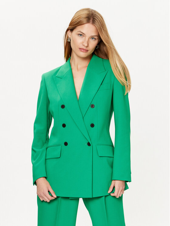 HUGO Hugo Піджак Amalisa 50489236 Зелений Relaxed Fit
