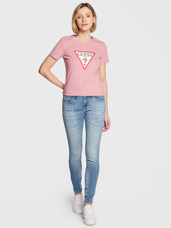 Guess Guess Teksad Annette W2YA99 D4Q01 Sinine Skinny Fit